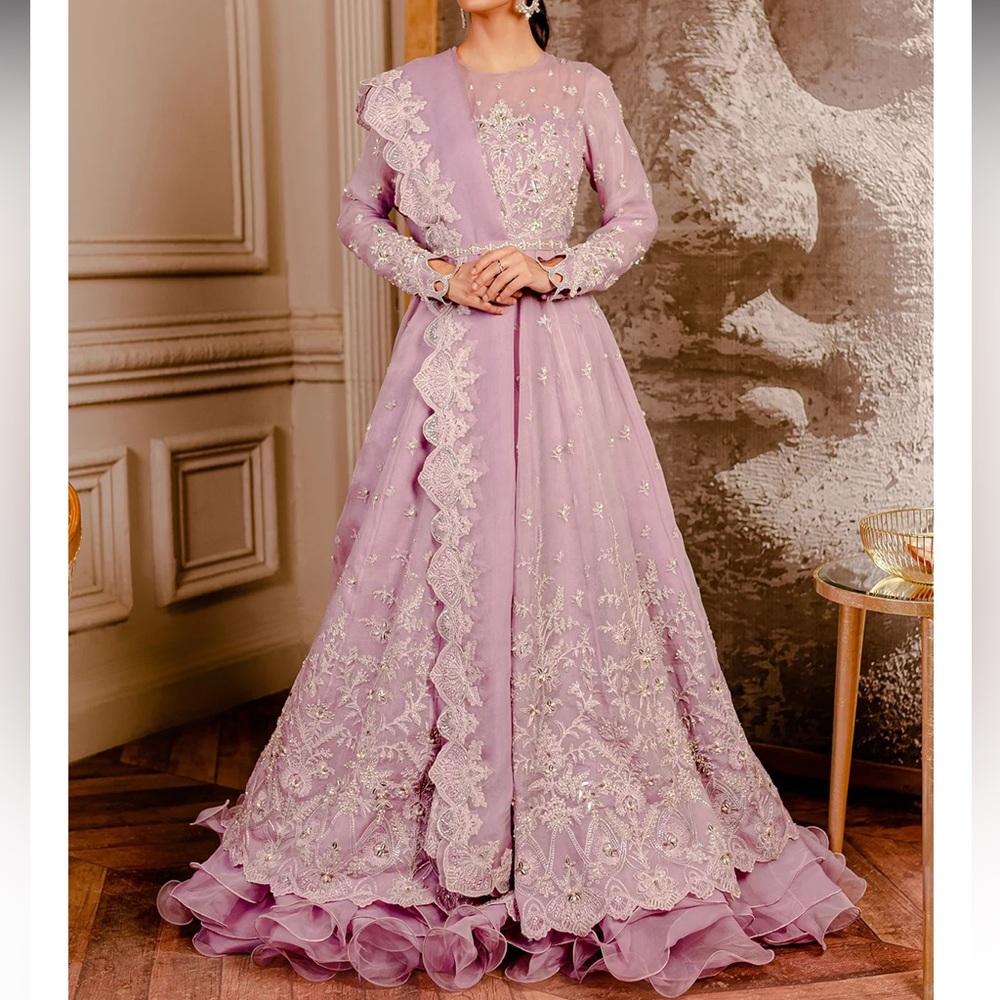 4 piece Pakistani dress - Fozia Khalid